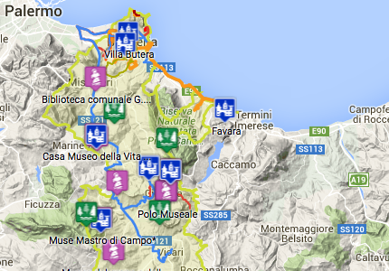 Mappa Generale dei beni e dei percorsi